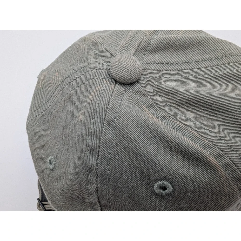 Adidas Originals Trefoil Logo Relaxed Strapback Hat Sage Green Adjustable Cap